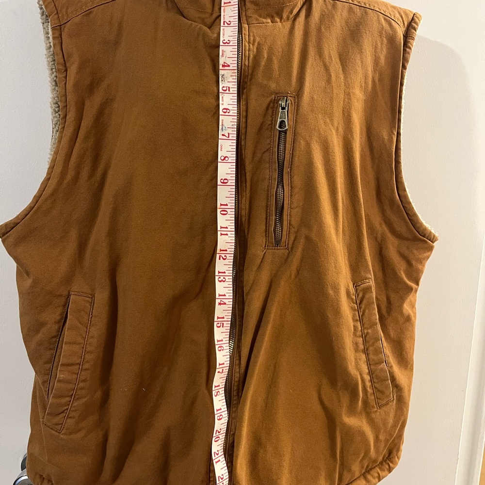 Men's Tan Sleeveless Vest